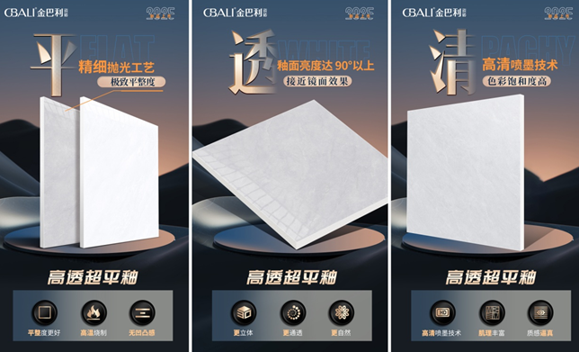 新品上市丨800×800mm高透超平釉,搭配子母磚解鎖空間無限可能!